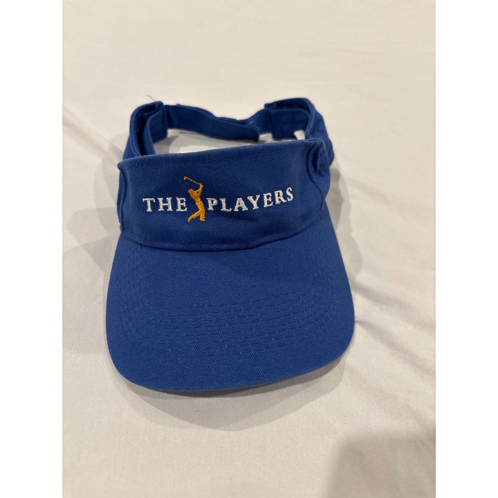 The Players Championship Golf Visor Blue AMC Adjustable Strap Hat Mens Womens
